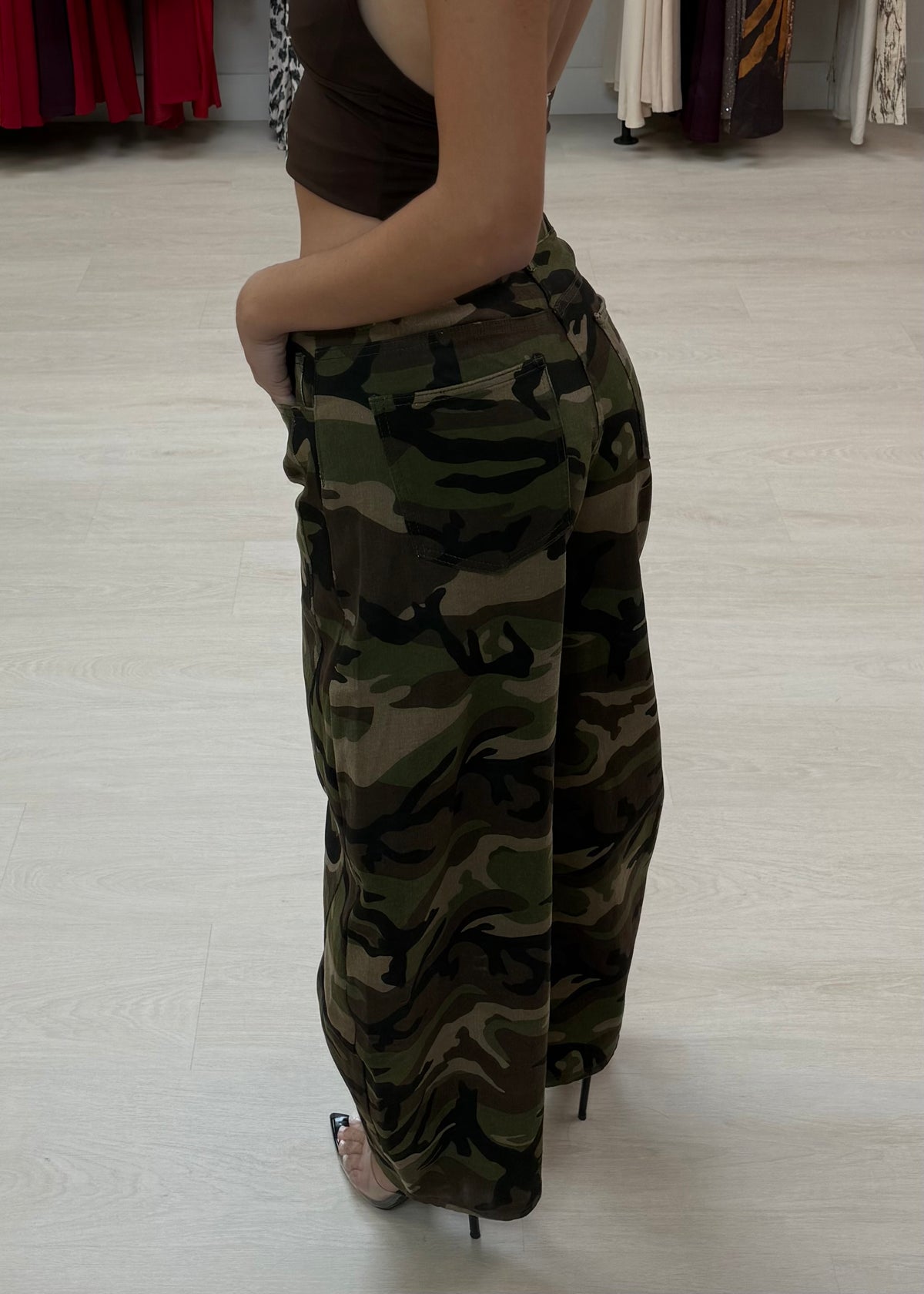 Barrel Camo Jeans