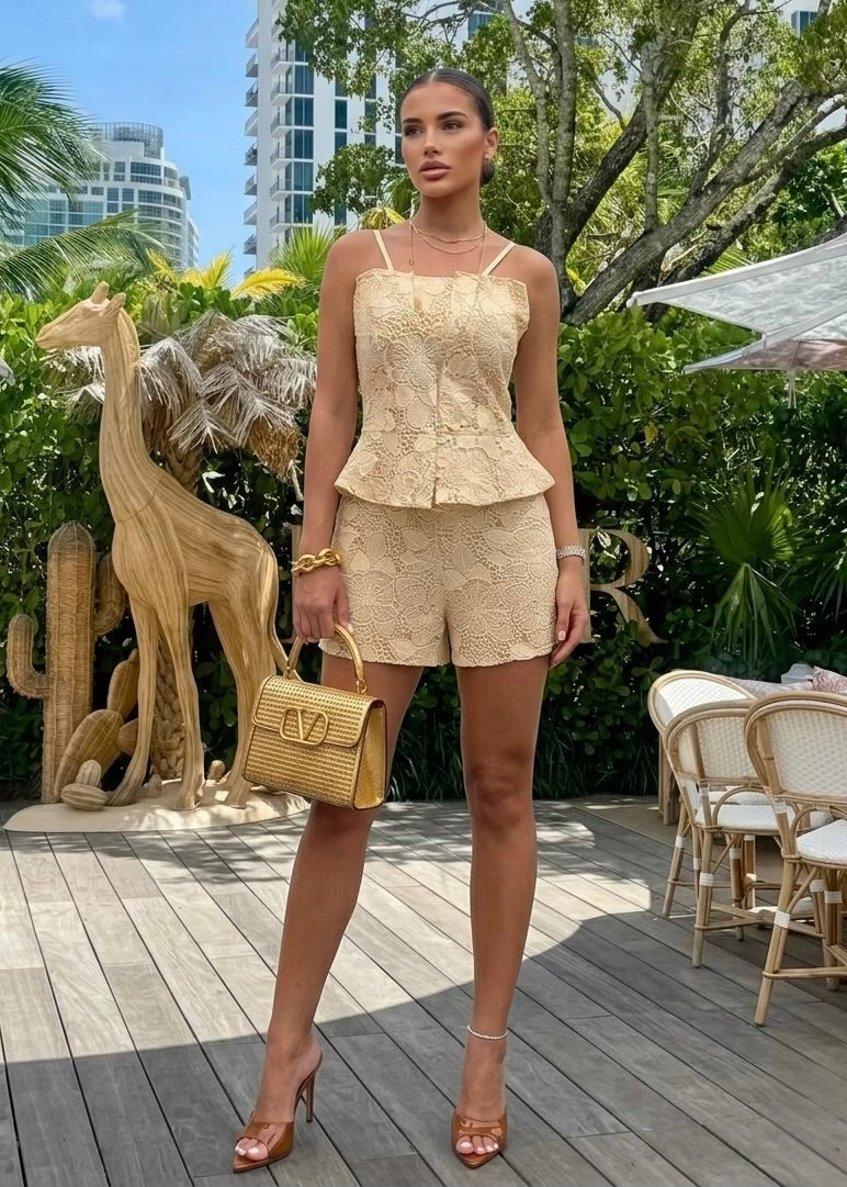 Fancy Brunch Short Set