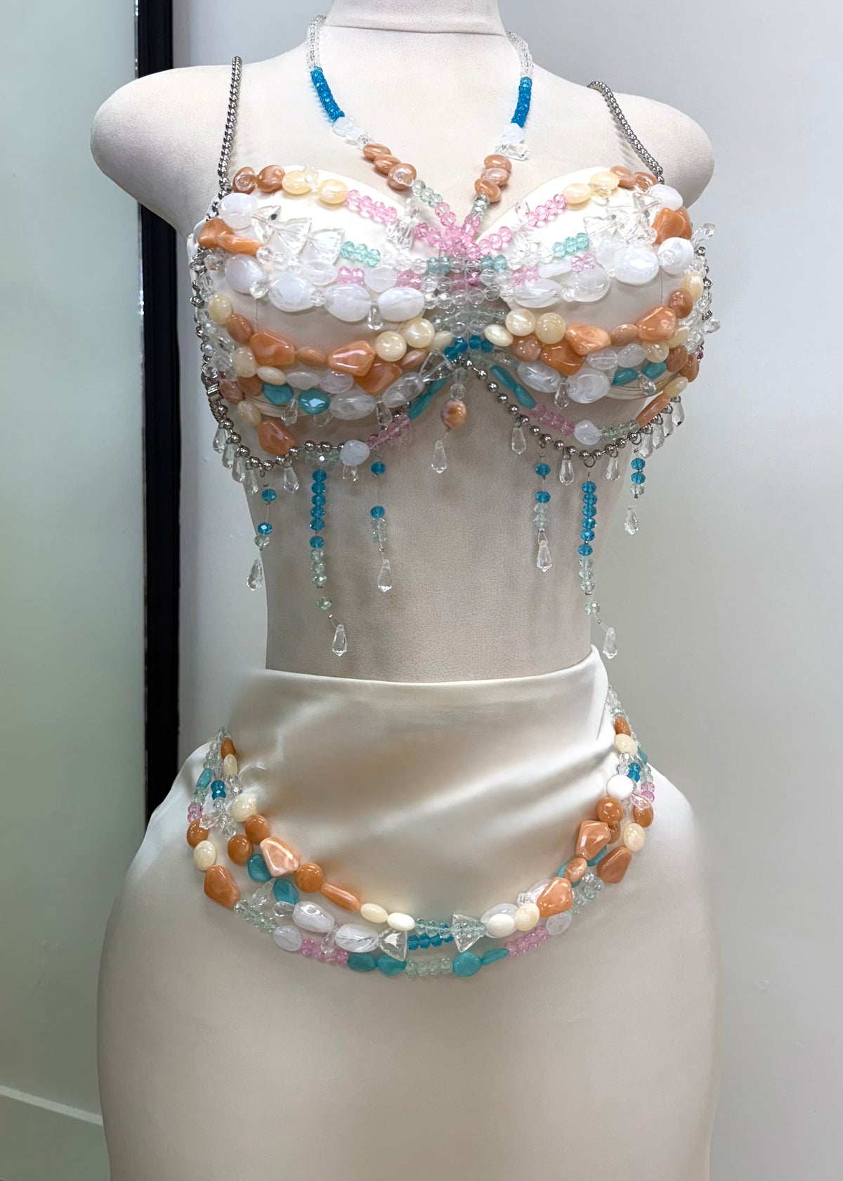 Beaded Gala Skirt Set - Couple Boutiques