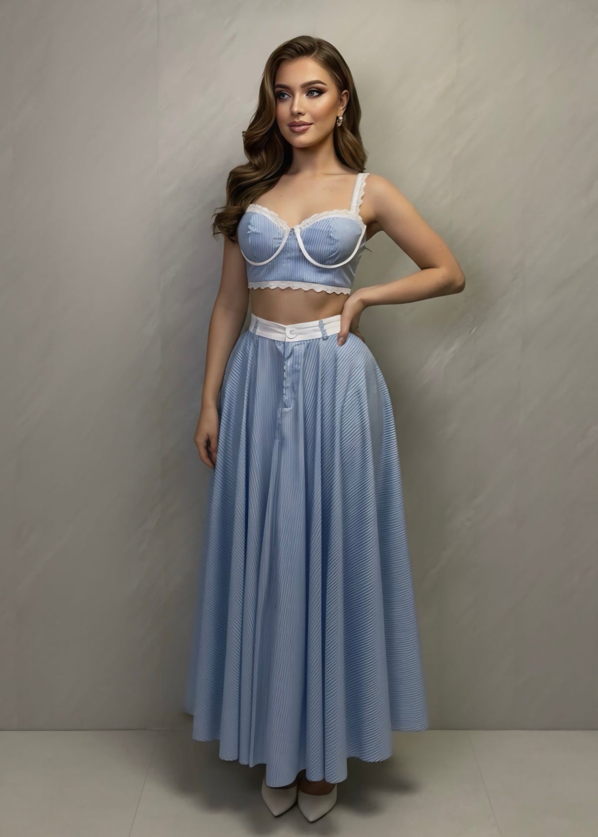 Sunday Brunch Maxi Skirt Set - Couple Boutiques