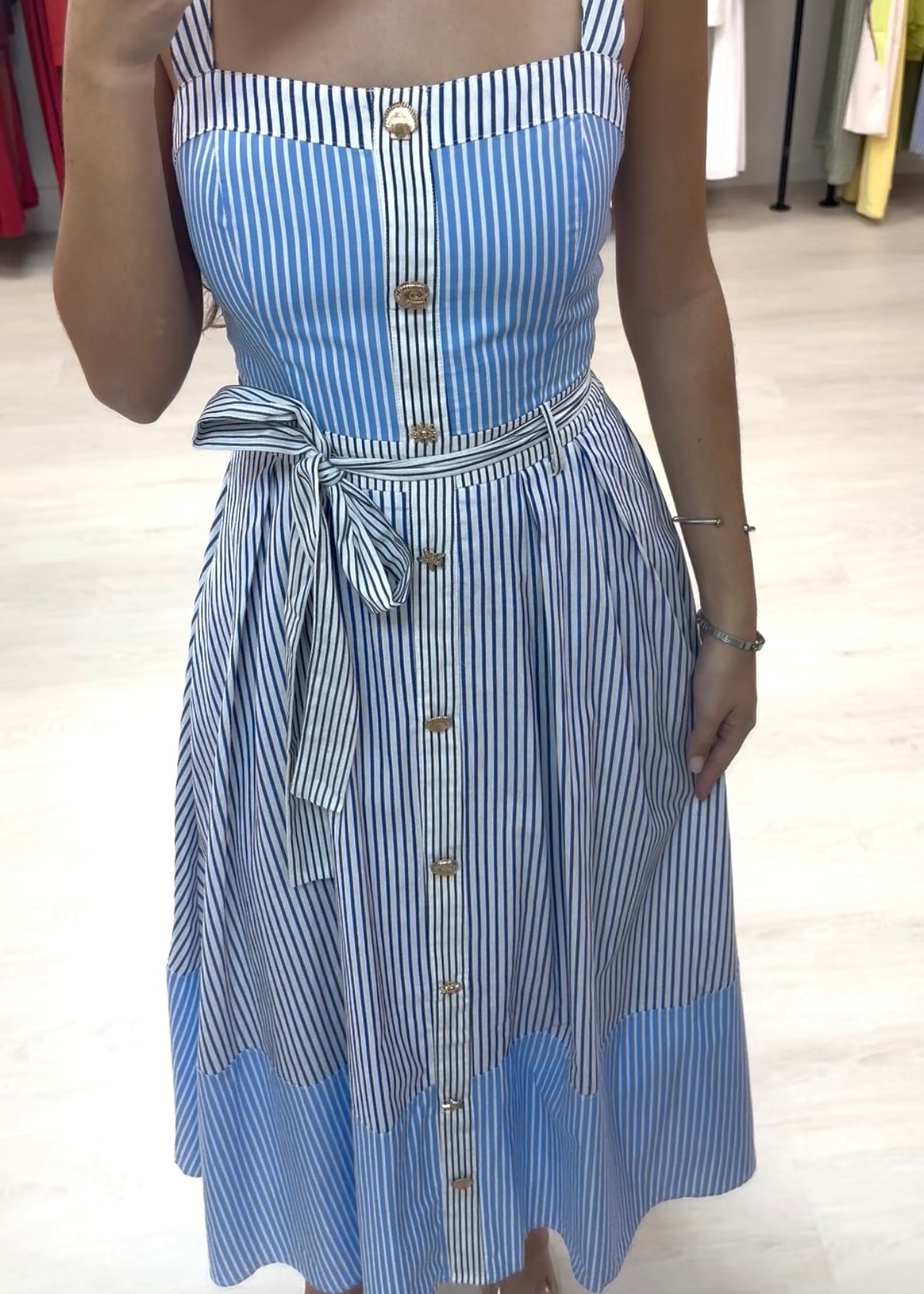 Sea Stripes Maxi Dress - Couple Boutiques