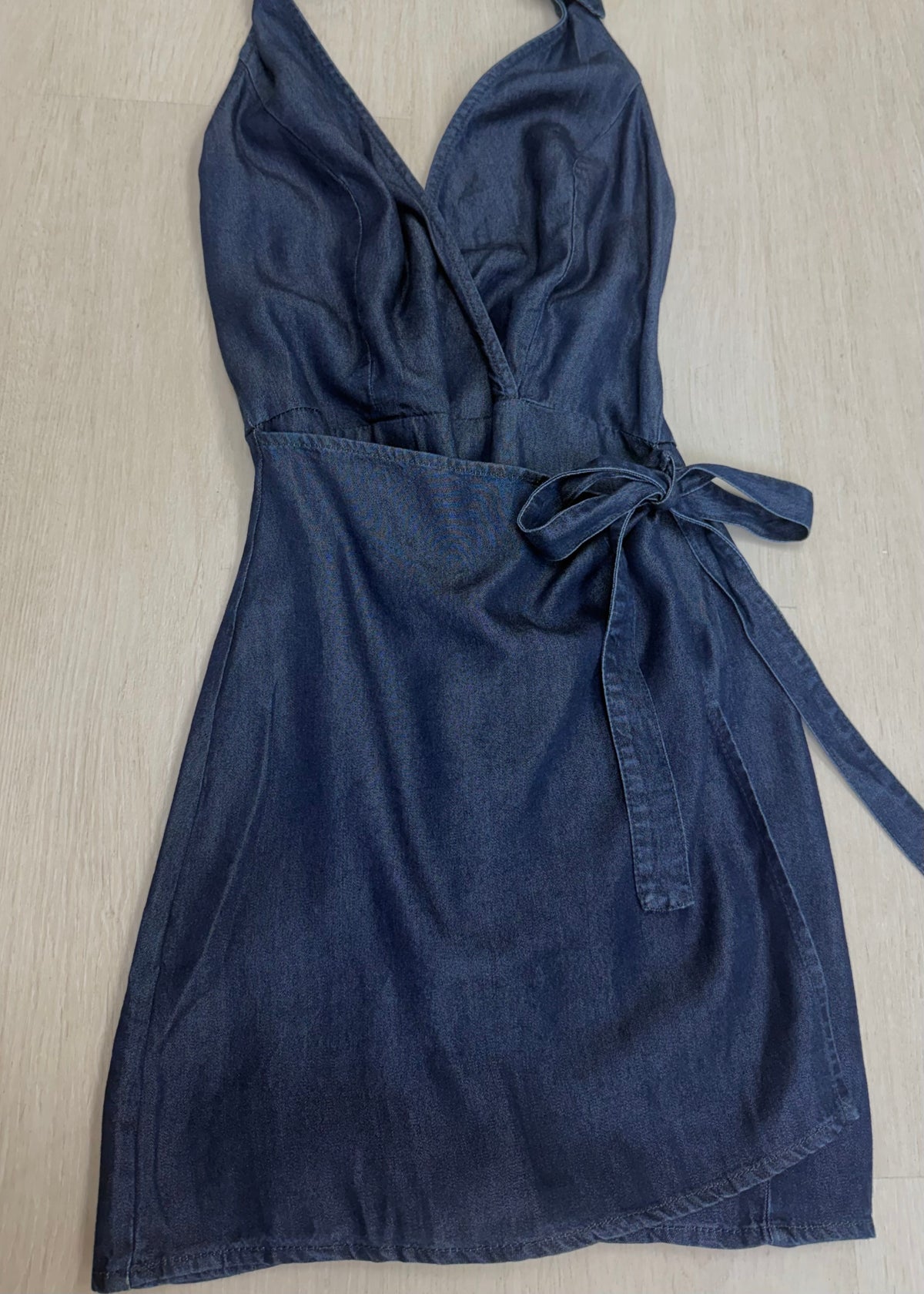 Costal Denim Mini Dress - Couple Boutiques