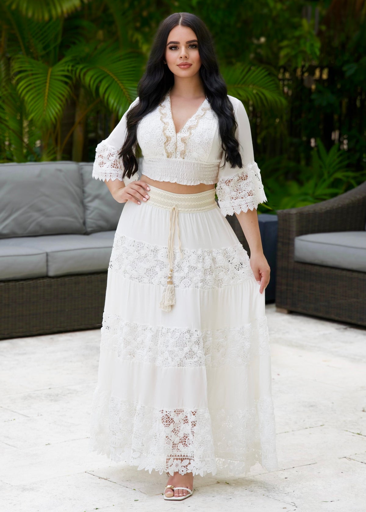 Let’s Get Away Skirt Set