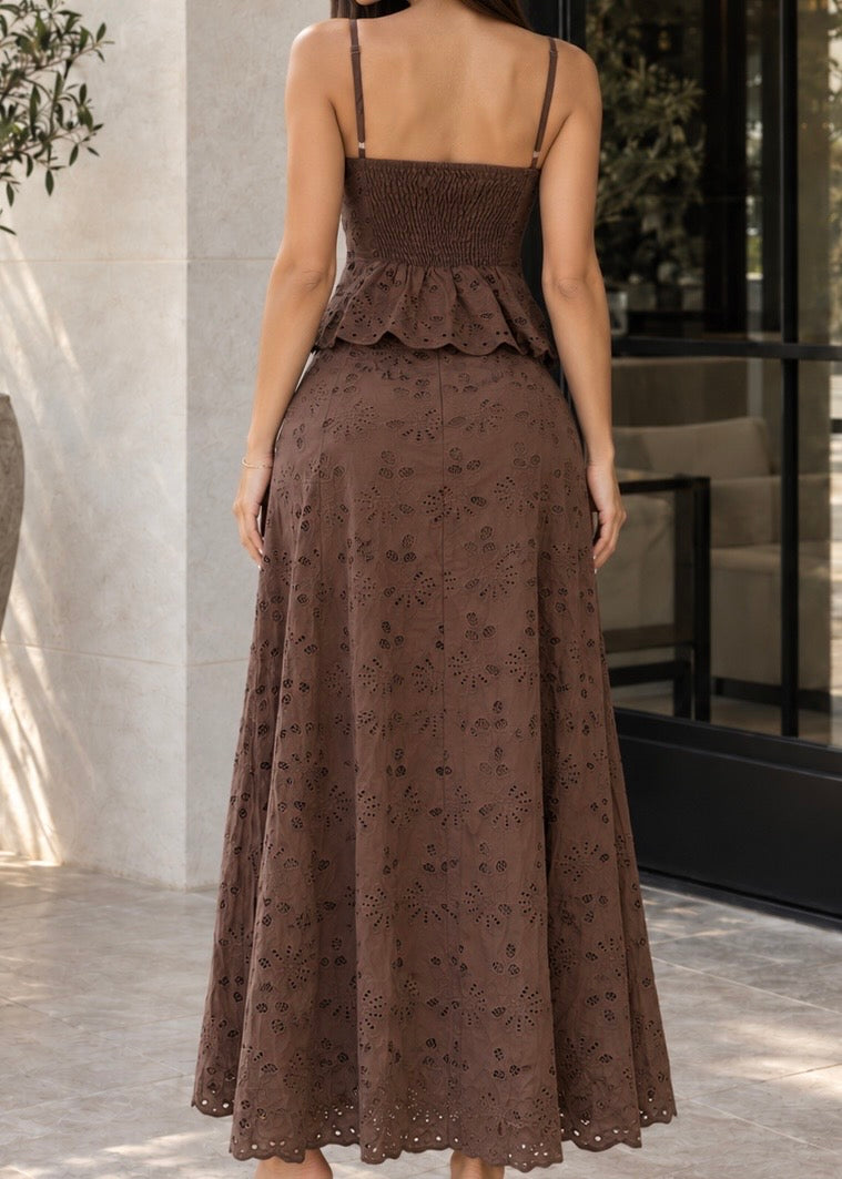 Espresso Martini Skirt Set