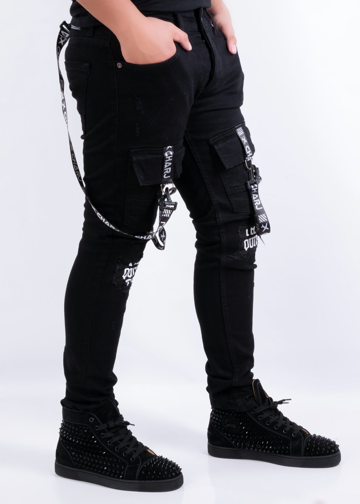 Charj Jeans-Black - Couple Boutiques