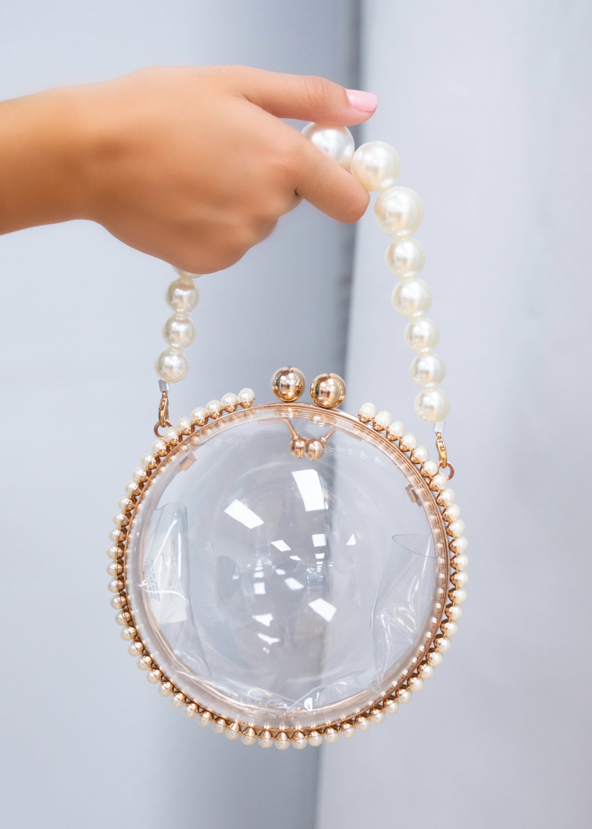 Clear Thoughts Pearl Handbag - Couple Boutiques
